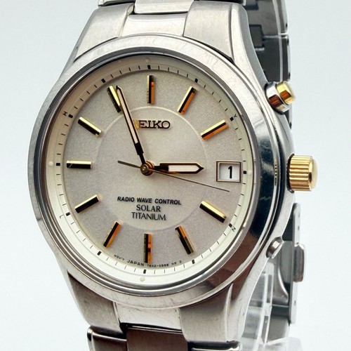 Seiko 7b42 0an0 titanium solar - seiko, 7b42-0an0