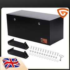 trailer box Black Hinged lid