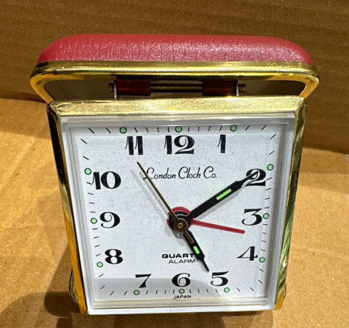 London clock travel alarm - london,