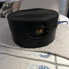 Vintage Leather Hat Box