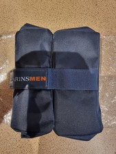 Clarins Men Toiletries Fold Out Bag Wash Bag with 3 samples- Navy Blue