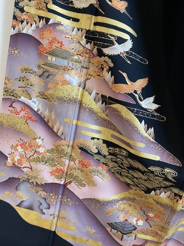 Vintage japanese silk - japanese, kimono