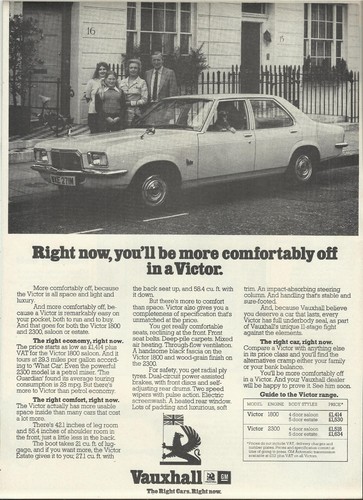 Vauxhall victor 1800 and - vauxhall, fe