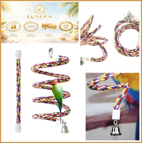 New bird rope bungee toy - bird,