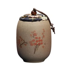 3.7" Coarse Pottery Tea Jar