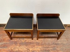 Pair of antique 1940s black
