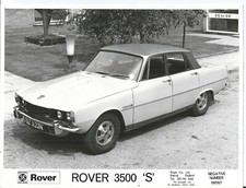 ROVER P6 3500 S PUBLICITY B/W PHOTOGRAPH