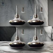 4x Chrome Feet Leg Gliders