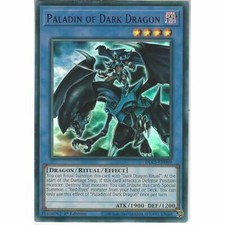 YuGiOh DLCS-EN069 Paladin of Dark Dragon | 1st Ed Purple Ultra Rare Trading Card