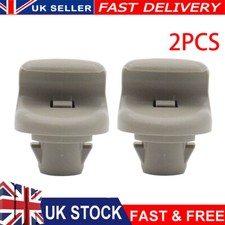 2X Sun Visor Clip Holder Bracket For Nissan Qashqai J10 Juke F15 Tiida C12 HOT