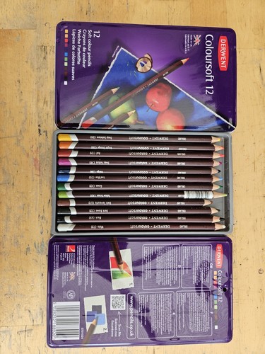 Tin derwent coloursoft - 12,