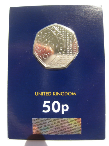 Alan turing 50p fifty - 50p, pence