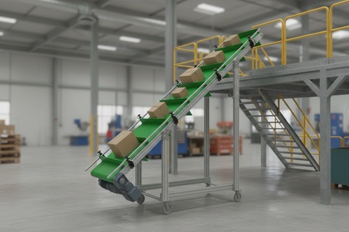 New flighted conveyor 600mm - new,