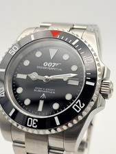 New James Bond 007 'Dr. No' Black Divers Watch Seiko TMI NH35 Japanese Auto 100m