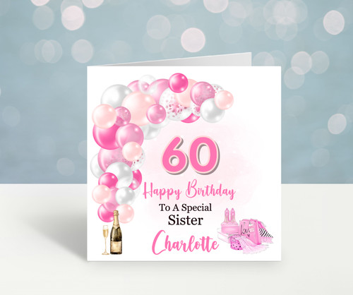 Personalised ladies 60th - personalised,
