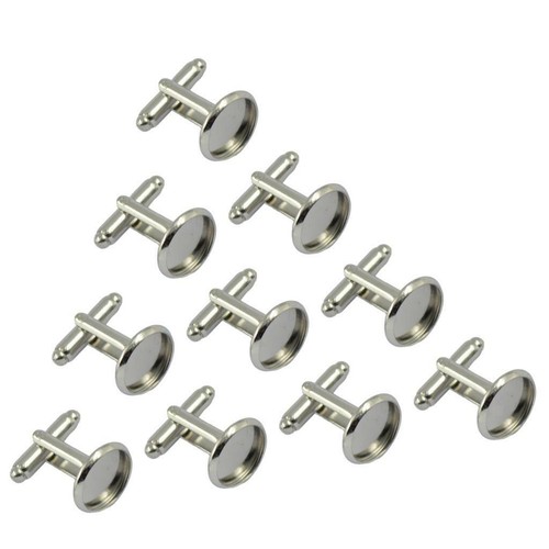 10pcs cufflink blanks cuff - 10pcs,