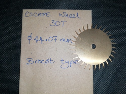 Clock escape wheel regulator - clock, regulator?