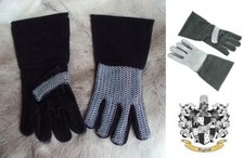 Medieval Leather Gloves With