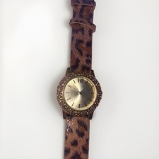 Y2k Watch Leopard Print Watch