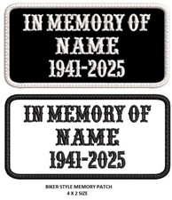 BIKER - MC, CUSTOM NAME MEMORY