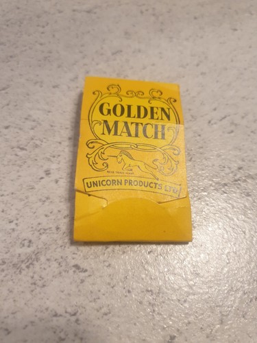 Vintage unicorn golden match - vintage,
