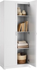 71" Tall Modern Wooden Storage