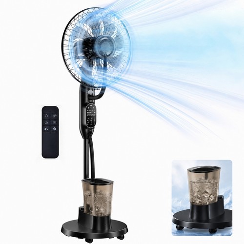 Cooling misting spray - cooling, pedestal