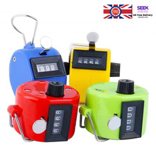 2pcs 4 Digit Counting Manual