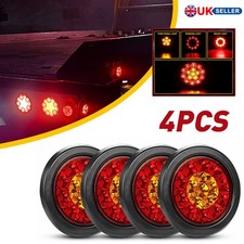 Amber red round 16 led - amber,