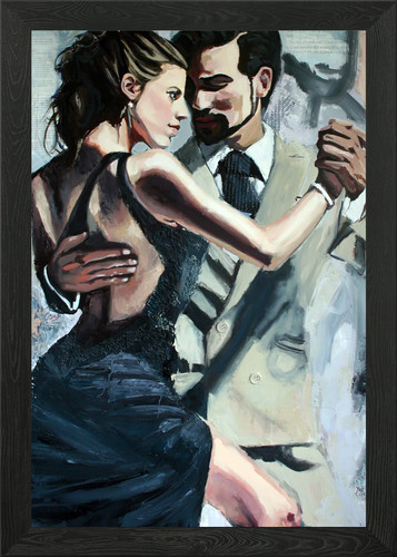Serious tango dance - serious,