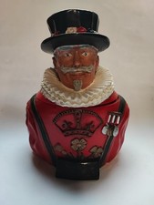 ORIGINAL VINTAGE BEEFEATER GIN 'YEOMAN' ADVERTISING BAR TOP ICE BUCKET