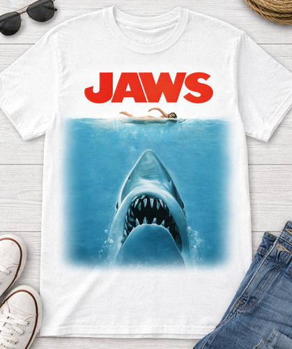 Jaws shirt unisex movie - jaws, t