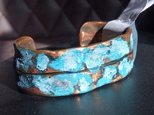 copper bracelet ; bangle