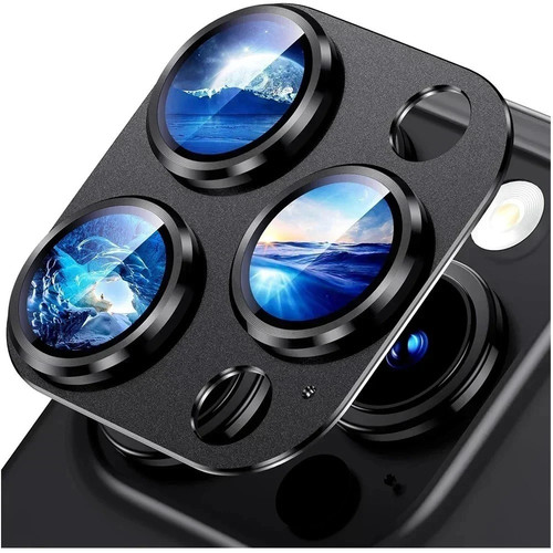 Titanium camera lens protector - titanium,