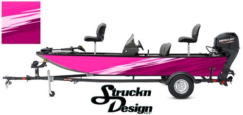 Graphic pontoon pink streaks - pontoon,