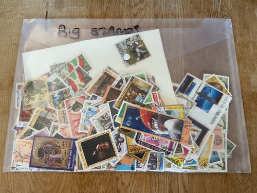 Big thematic stamps collection