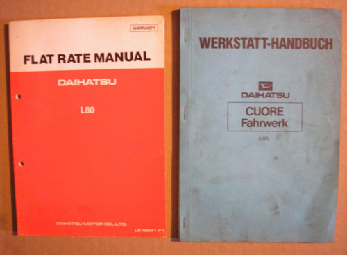 Workshop manual daihatsu - workshop, cuore