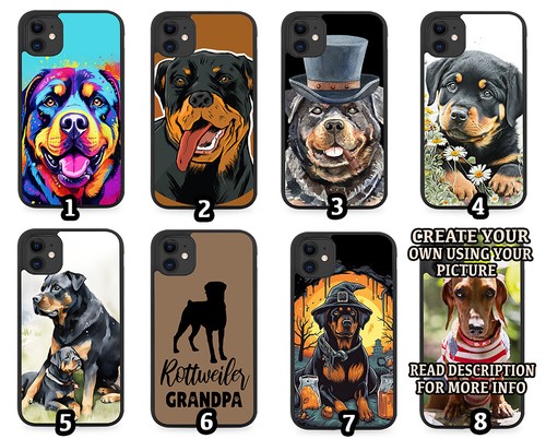 Rottweiler rubber phone case - phone,