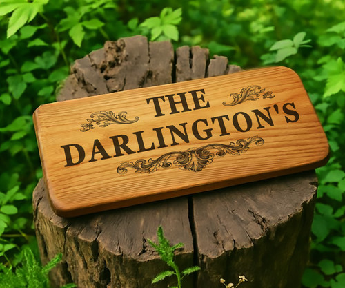 Personalised house name sign - personalised,