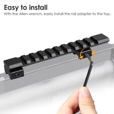 11mm Dovetail to 20mm Weaver Picatinny Rail Converter Scope Adapter Base Mount