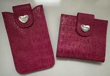 NEW Original STORM Crocodile Pink Wallet & Mobile Phone Case