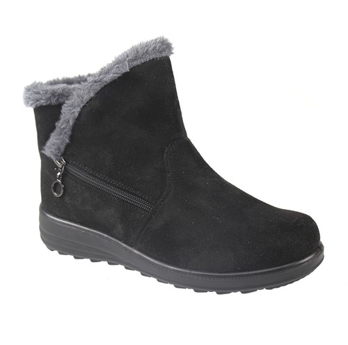 Ladies zip boots ankle - zip, warm