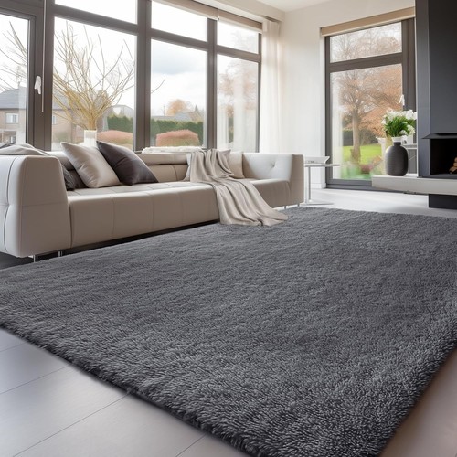 Fluffy rugs large shaggy - rugs,