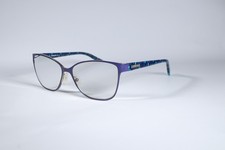 Convertibles Eyeglasses 9994 Womens Blue Full Rim Titanium Glasses Frames 55 mm