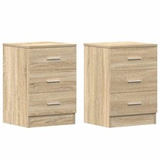 Bedside Tables with 3 Drawers