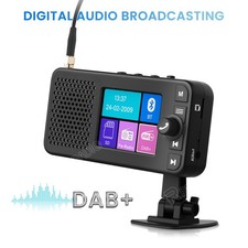 2.4" In-Car DAB/DAB+ Digital Radio Adapter LCD FM Transmitter USB