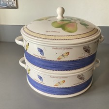 Wedgwood Sarah's Garden - Stackable Vegetable Tureen with Lid EXCELLENT