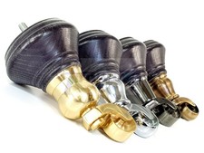 4x Wooden Furniture Sofa Legs M8 Castor Replacment Chair Settee Feet 125mm High