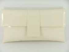 Elegant Faux Patent Leather Clutch Shoulder Occasion Wedding Party Prom Bag