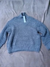 Topshop Grey Knit Jumper Size S BNWT 